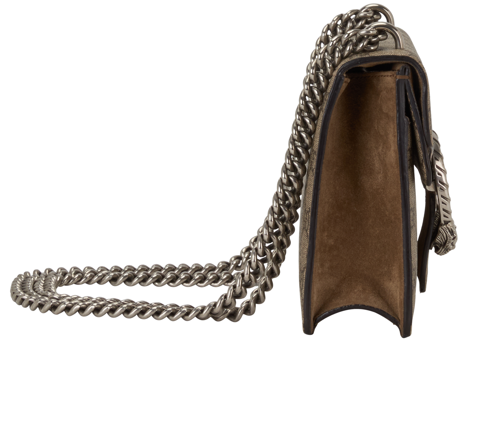 Mini Dionysus, &pound;750, Handbags, Beige, Canvas, Side view